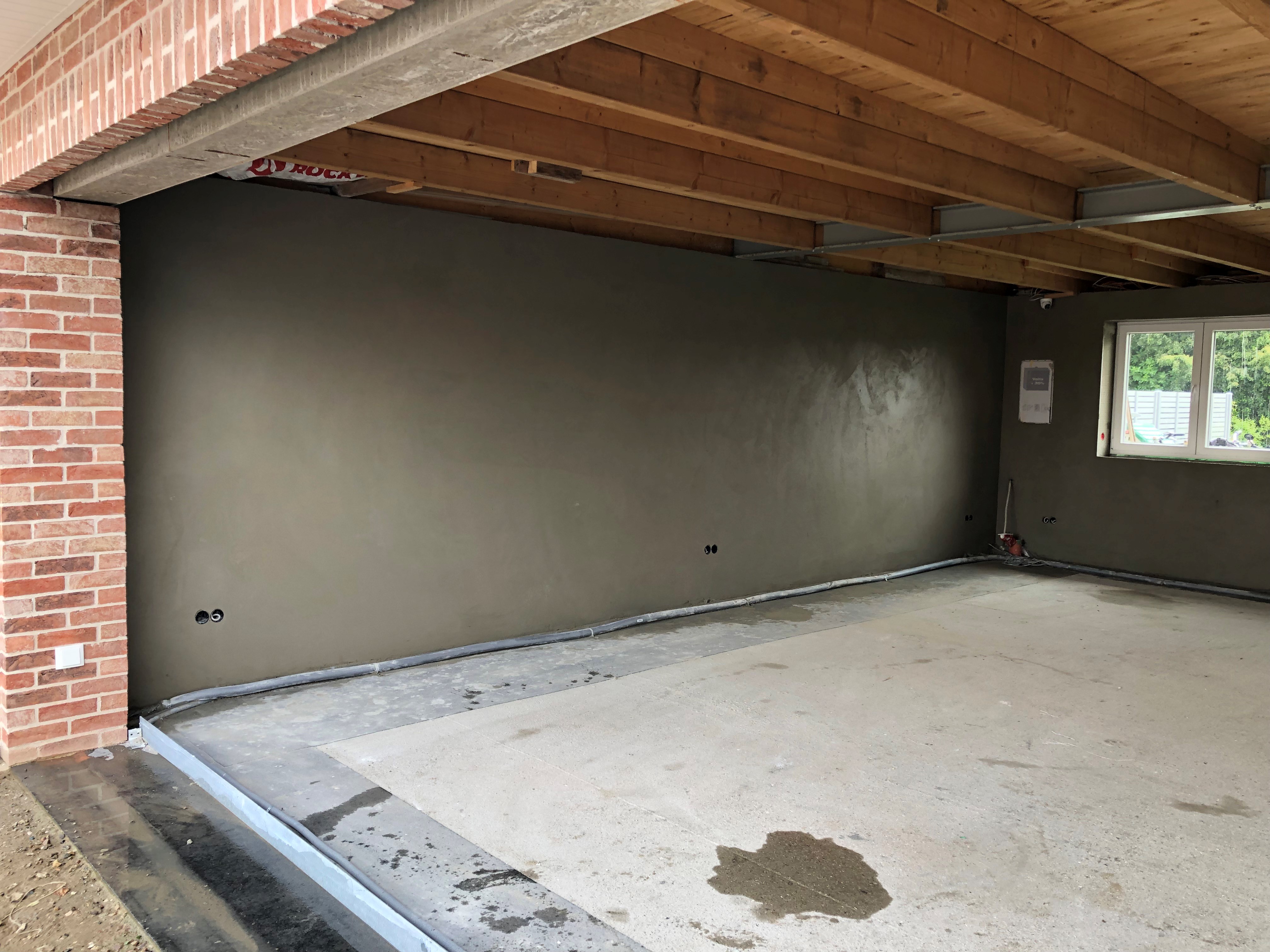 Garage - Kalkzementputzarbeiten